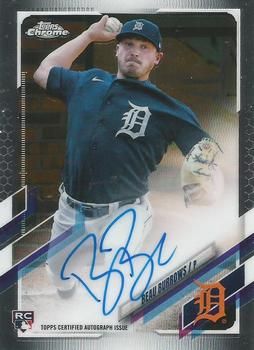 Beau Burrows 2021 Topps Chrome - Rookie Autographs Baseball #RA-BB Sports Card