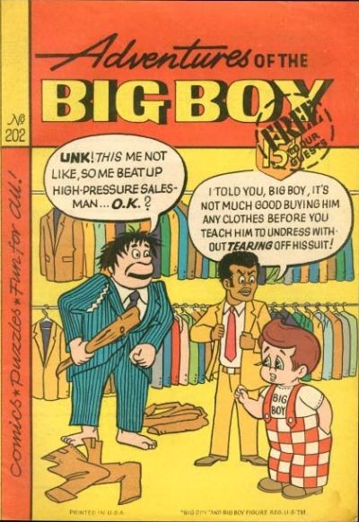 Adventures of Big Boy #202 Comic