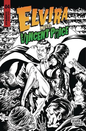 Elvira Meets Vincent Price #4 (Cover G 25 Copy Cover Acosta Line A)