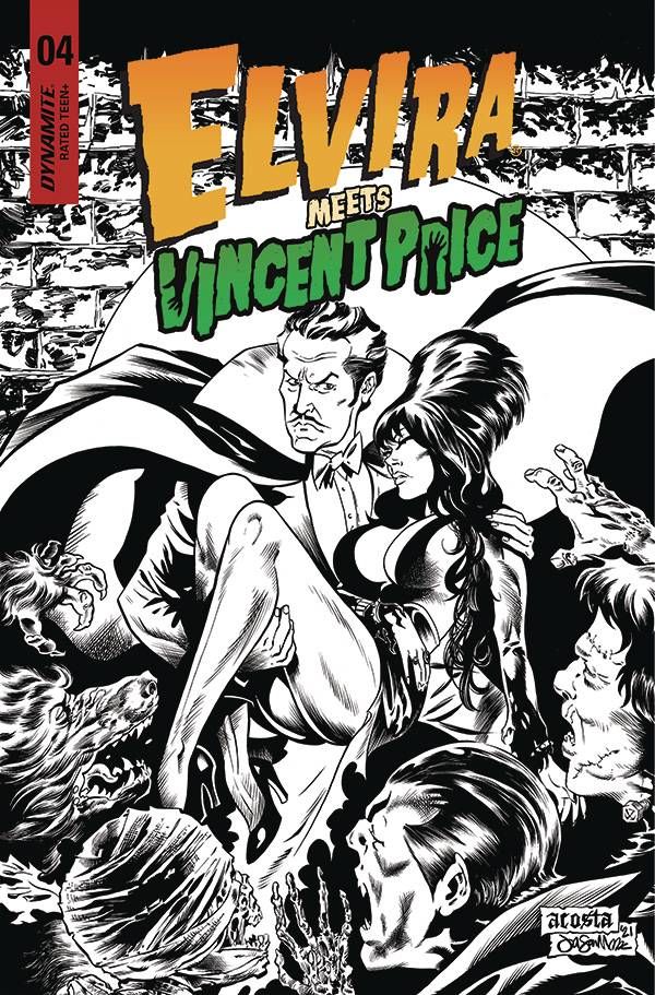 Elvira Meets Vincent Price #4 (Cover G 25 Copy Cover Acosta Line A)