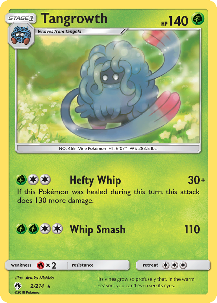 Tangrowth (2/214) - Lost Thunder Pokémon Card