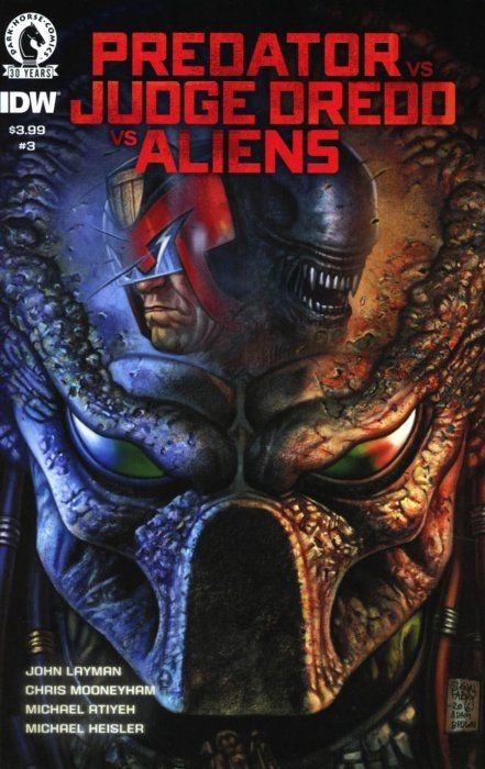 Predator vs. Judge Dredd vs. Aliens #3 Comic