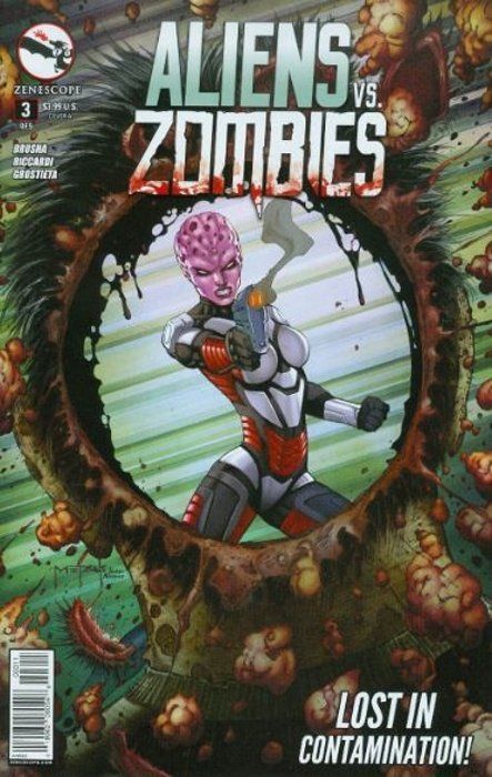 Aliens Vs Zombies #3 Comic