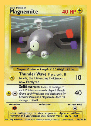 Magnemite (53/102) - Base (Unlimited)