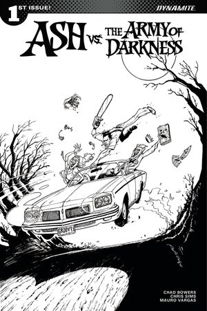 Ash vs The Army of Darkness #1 (Cover G 30 Copy Vargas B&w Inc)