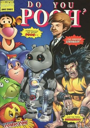 Do You Pooh #1 New York Comic Con Grey Edition comic cover