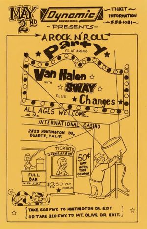 Van Halen International Casino 1976