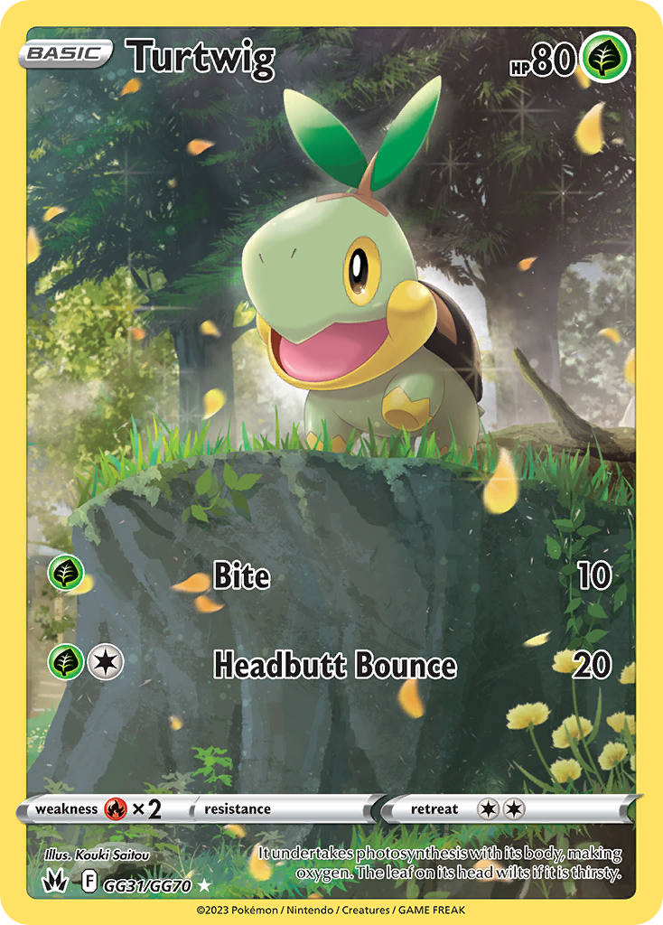 Turtwig (GG31) - Crown Zenith Galarian Gallery Pokémon Card