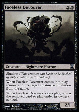 Faceless Devourer (Time Spiral) Trading Card