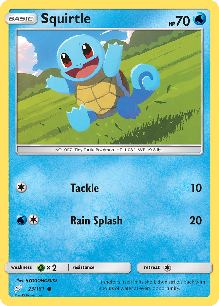 Squirtle (23/181) - Team Up Pokémon Card