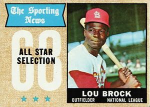 Lou Brock 1968 Topps #372