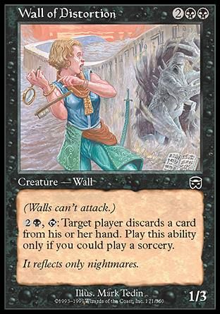 Wall of Distortion (Mercadian Masques) Trading Card