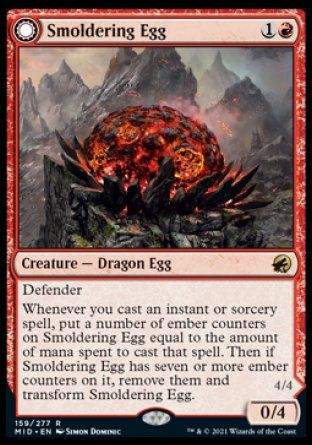 Smoldering Egg (Innistrad: Midnight Hunt) Trading Card