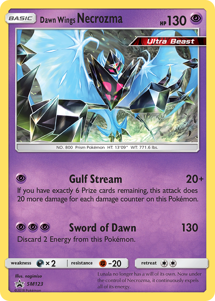 Dawn Wings Necrozma (SM123) - SM Black Star Promos Pokémon Card