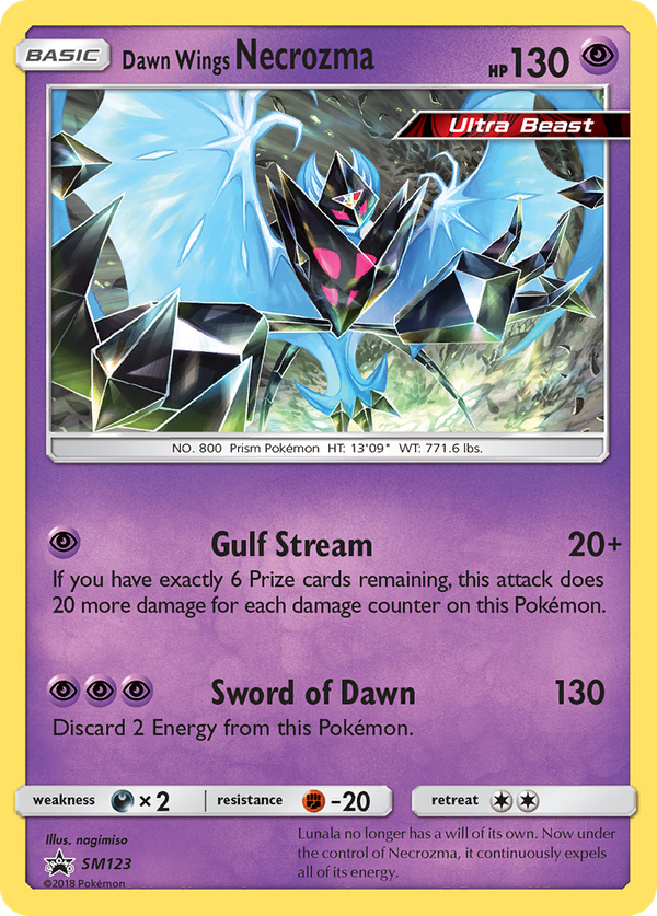 Dawn Wings Necrozma (SM123) - SM Black Star Promos