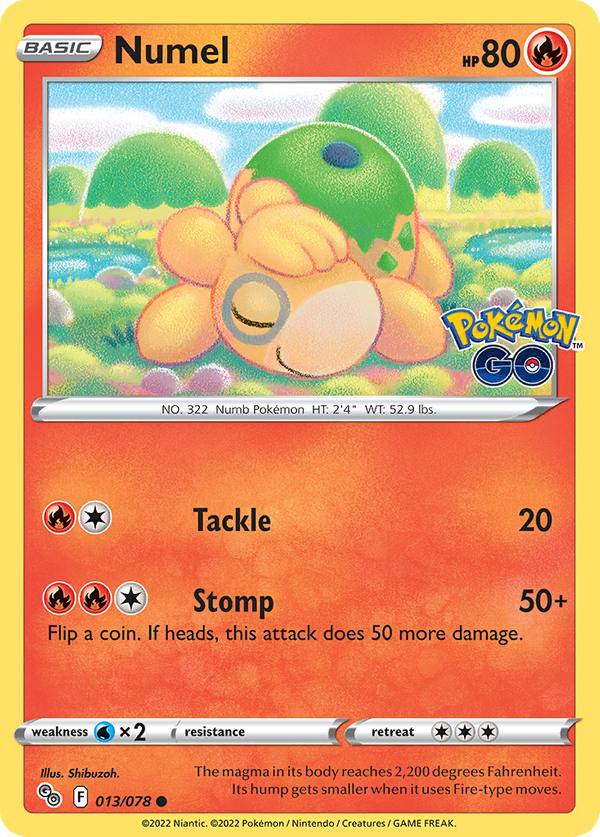 Numel (13/78) - Pokémon GO Value - GoCollect (numel-13-78-pokemon-go )