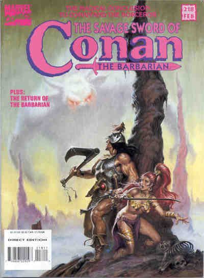 The Savage Sword of Conan #218 Comic