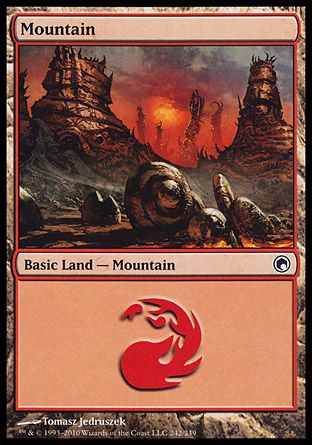 Mountain (Scars of Mirrodin) Trading Card