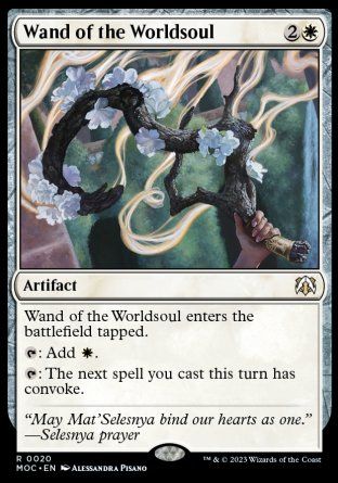 Wand of the Worldsoul (March of the Machine Commander Decks) Trading Card