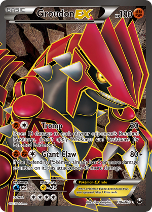 Groudon EX (106/108) - Dark Explorers
