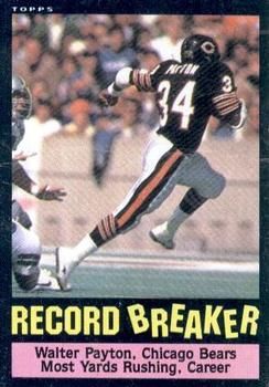 Walter Payton 1985 Topps #6 Sports Card