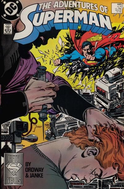 Adventures of Superman #445 Comic