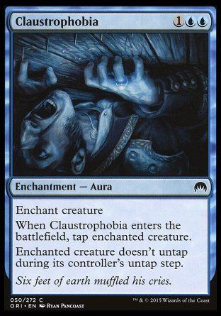 Claustrophobia (Magic Origins) Trading Card