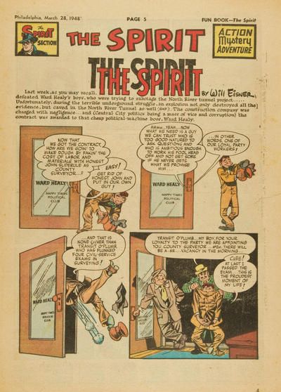 Spirit Section #3/28/1948 Comic