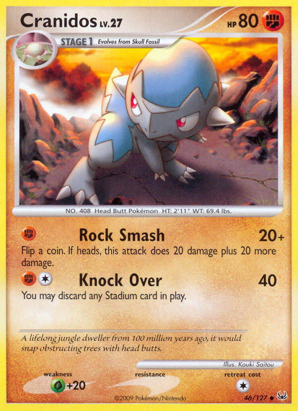 Cranidos (46/127) - Platinum Pokémon Card