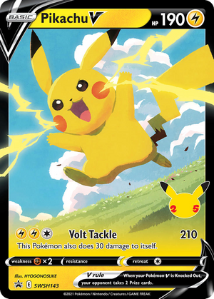 Pikachu V (SWSH143) - SWSH Black Star Promos