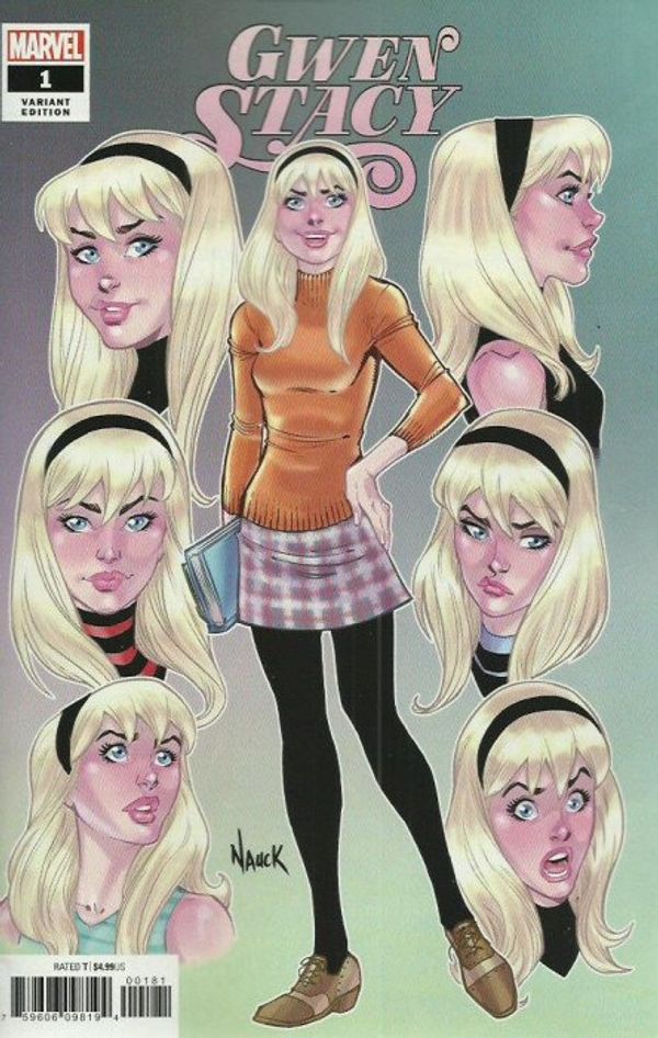 Gwen Stacy #1 (Nauck Faces Of Gwen Variant)