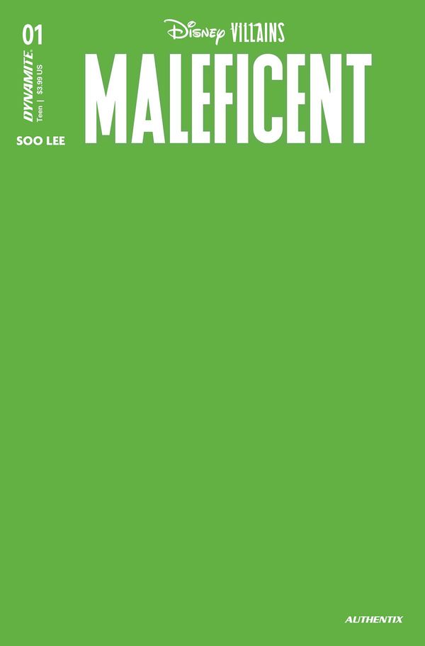 Disney Villains: Maleficent #1 (Cvr Y Green Blank)