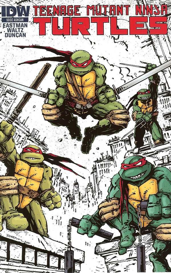 Teenage Mutant Ninja Turtles SDCC Ashcan #nn Comic