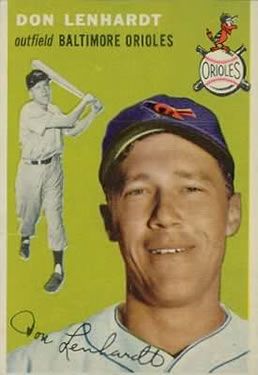 Don Lenhardt 1954 Topps #157 Sports Card