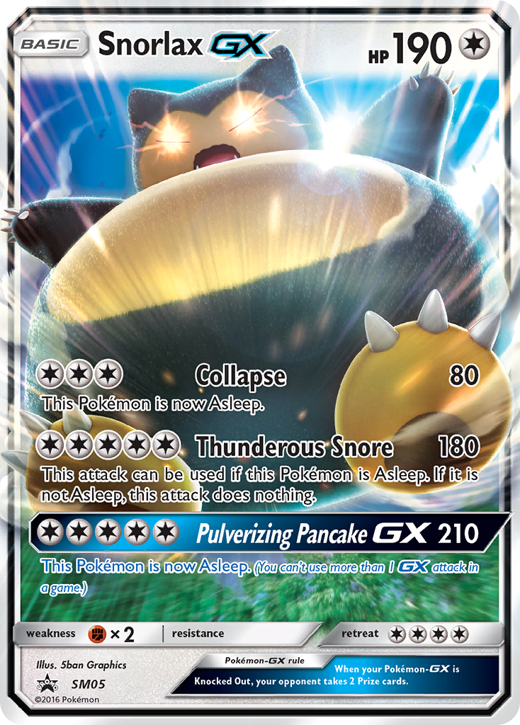 Snorlax GX (SM05) - SM Black Star Promos Pokémon Card