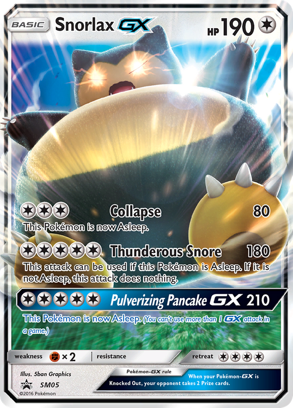 Snorlax GX (SM05) - SM Black Star Promos