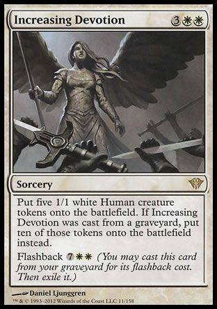 Increasing Devotion (Dark Ascension) Trading Card