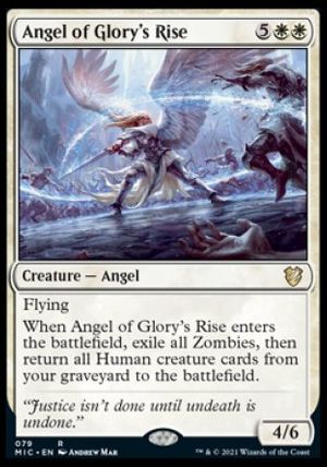 Angel of Glory's Rise (Innistrad Midnight Hunt Commander Decks)