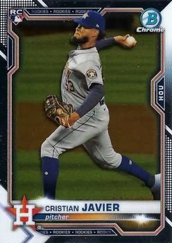 Cristian Javier 2021 Bowman Chrome Baseball #80 Sports Card