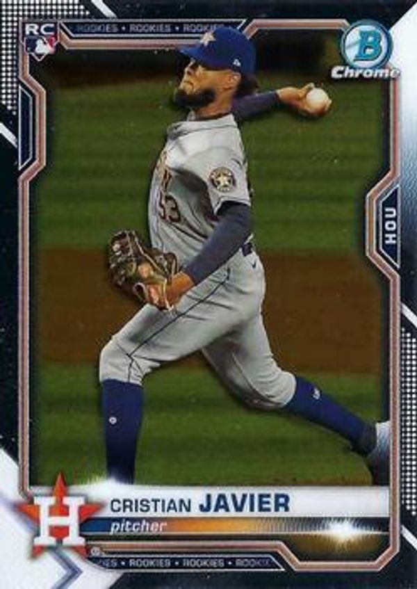 Cristian Javier 2021 Bowman Chrome Baseball #80