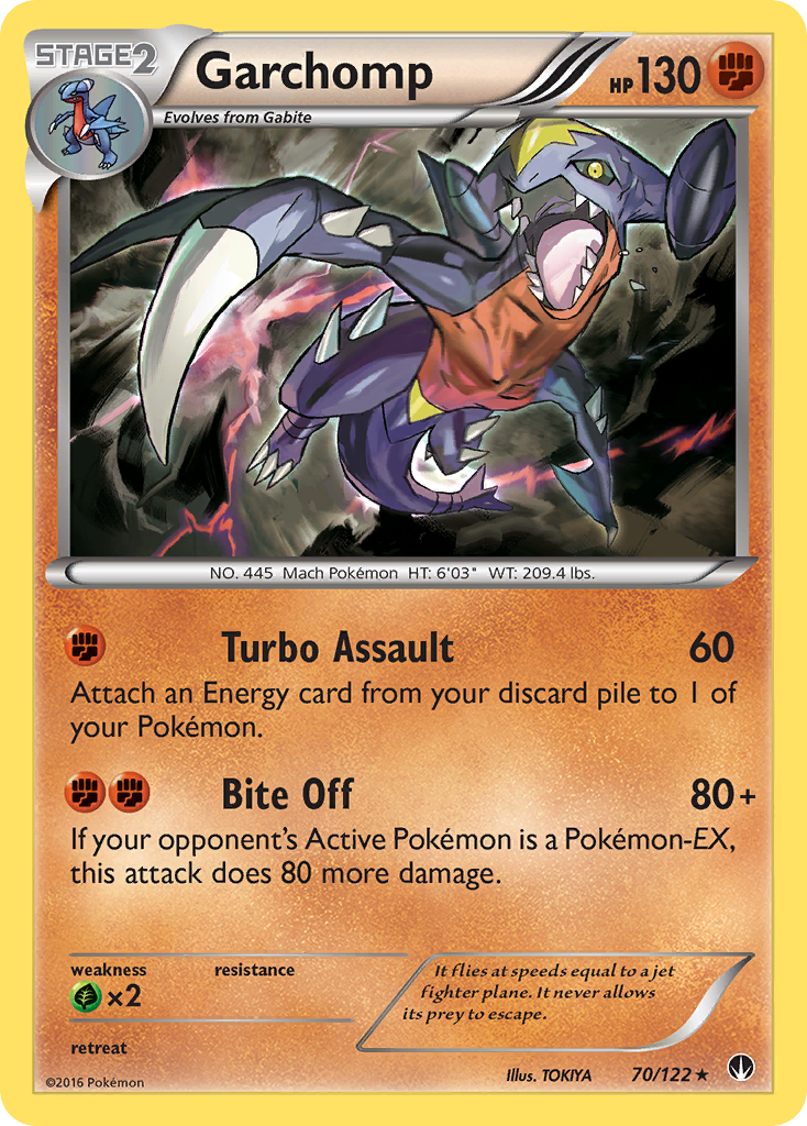 Garchomp (70/122) - BREAKpoint Pokémon Card