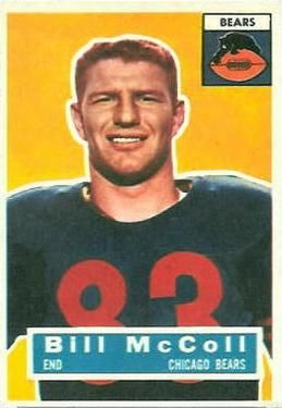 Bill McColl 1956 Topps #83 Sports Card