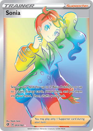 Sonia (Trainer: Supporter) (203/192) - Rebel Clash