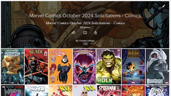 Marvel Comics October 2024 Solicitations Post Image