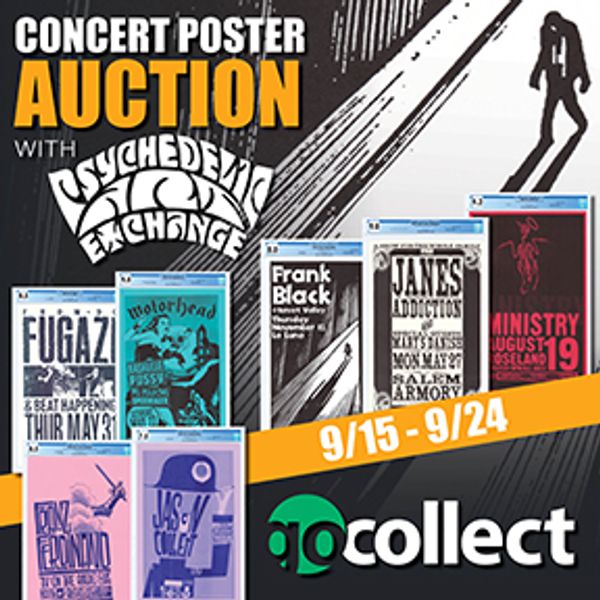 September Poster Auction with Psychedelic... Post Image