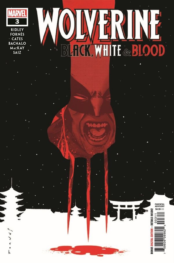 ComicList Previews: WOLVERINE BLACK WHITE... Post Image