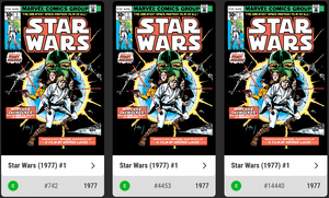Star Wars #1, VeVe FA Digital Collectible