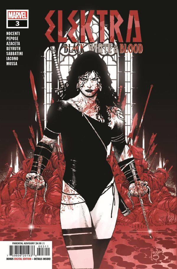 ComicList Previews: ELEKTRA BLACK WHITE... Post Image