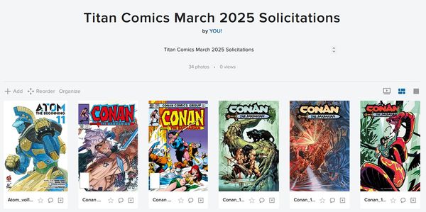 Titan Comics March 2025 Solicitations Post Image