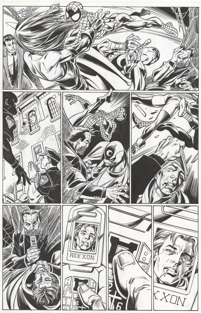 Mark Bagley Original Art for Ultimate Spider-Man 84
